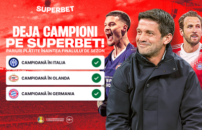 Chivu și Man, deja campioni pe Superbet: pariuri plătite înaintea finalului de sezon!