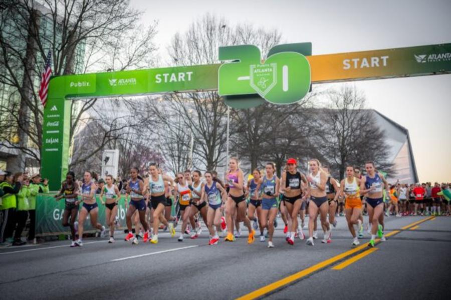 Eroare la campionatele de semimaraton din Atlanta / foto: Running USA Haos la Campionatele de semimaraton din SUA » Sportivele din frunte au fost conduse pe alt traseu: ce compensație vor primi