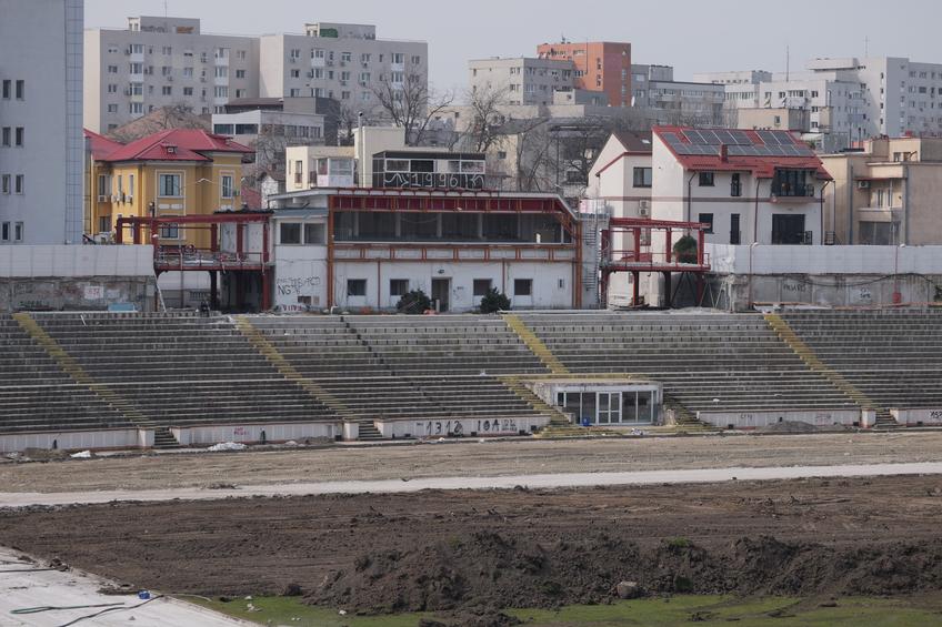 Așa arată tribuna oficială a stadionului Dinamo // Foto: Andrei Furnigă (GSP)