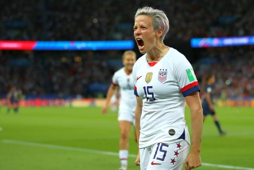 Megan Rapinoe a câștigat Cupa Mondială la fotbal feminin alături de SUA // sursă foto: Guliver/gettyimages