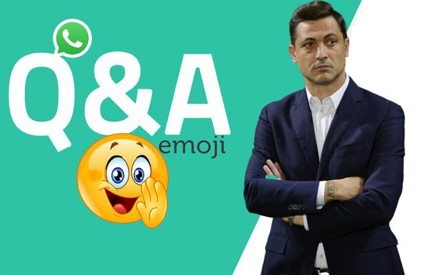 WhatsApp Q&A » Mirel Rădoi intră în provocarea GSP: cum răspunde cu un emoticon la întrebări și afirmații inedite