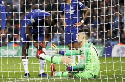 Rudiger și Kepa au trecut de la insulte la lovituri după ce fundașul german l-a atacat tare pe portarul spaniol, foto: Imago