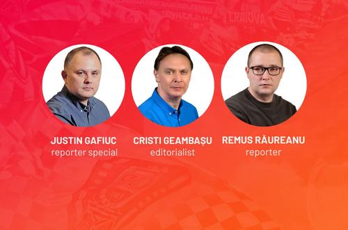Derby-ul CFR Cluj - Dinamo, comentat pe GSP.ro de Justin Gafiuc (reporter special GSP), Cristian Geambașu (editorialist GSP) şi Remus Răureanu (reporter GSP).