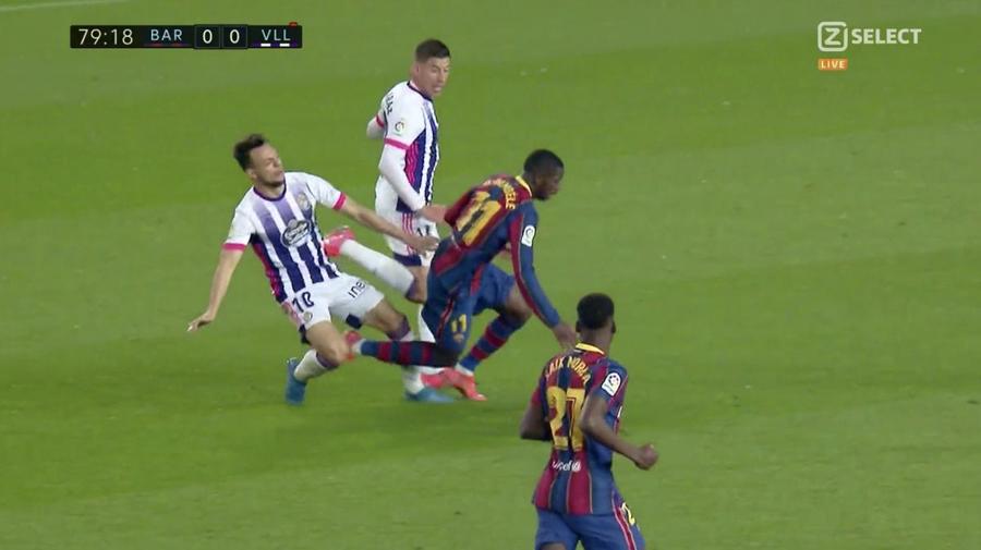 Barcelona - Valladolid 1-0 » Victorie chinuitoare pentru catalani, după un roșu controversat și un gol în min. 90