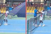 „Derapaj Will Smith” în tenis » Gest violent la fileu: și-a lovit adversarul la finalul meciului