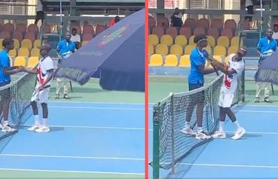 „Derapaj Will Smith” în tenis » Gest violent la fileu: și-a lovit adversarul la finalul meciului