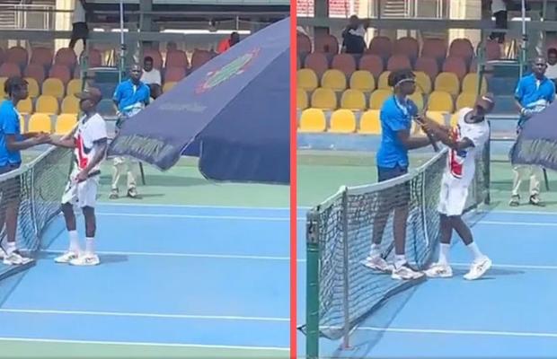„Derapaj Will Smith” în tenis » Gest violent la fileu: și-a lovit adversarul la finalul meciului