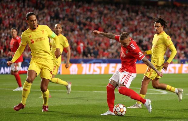 Benfica - Liverpool 1-3. „Cormoranii” câștigă în Portugalia și sunt cu un pas în semifinalele Champions League