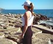 Simona Halep, la piscină, în Dubai / Sursă foto: InstaStory Simona Halep