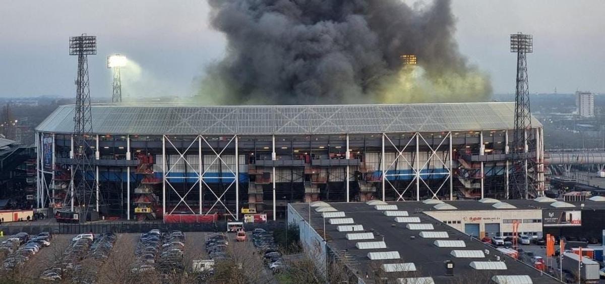 FOTO Feyenoord - Ajax, incidente 05.04.2023