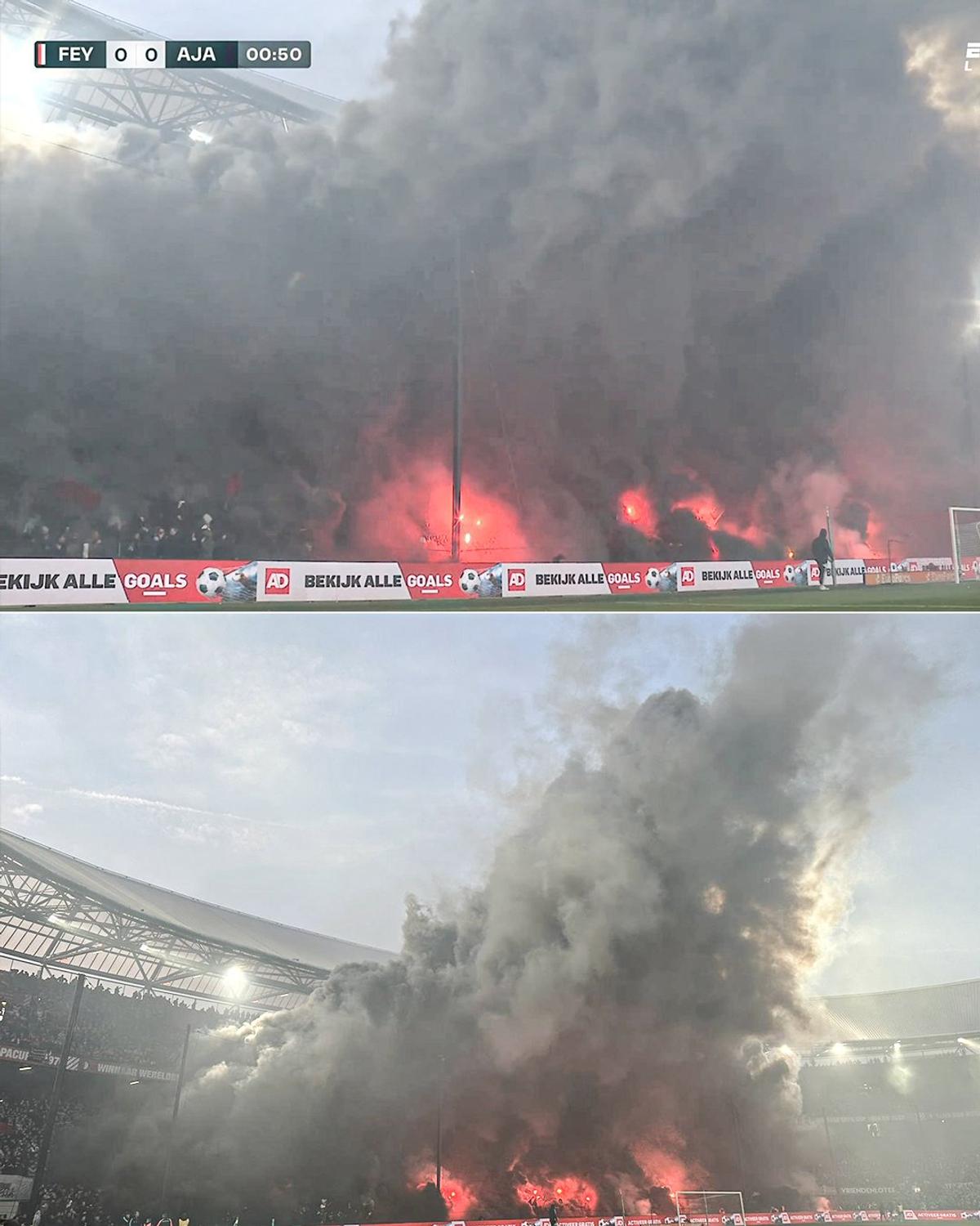 „A fost o atmosferă bolnavă” » Noi detalii de la haosul Feyenoord - Ajax! Antrenorul a intrat pe teren: „Folosiți-vă creierul, la naiba!"