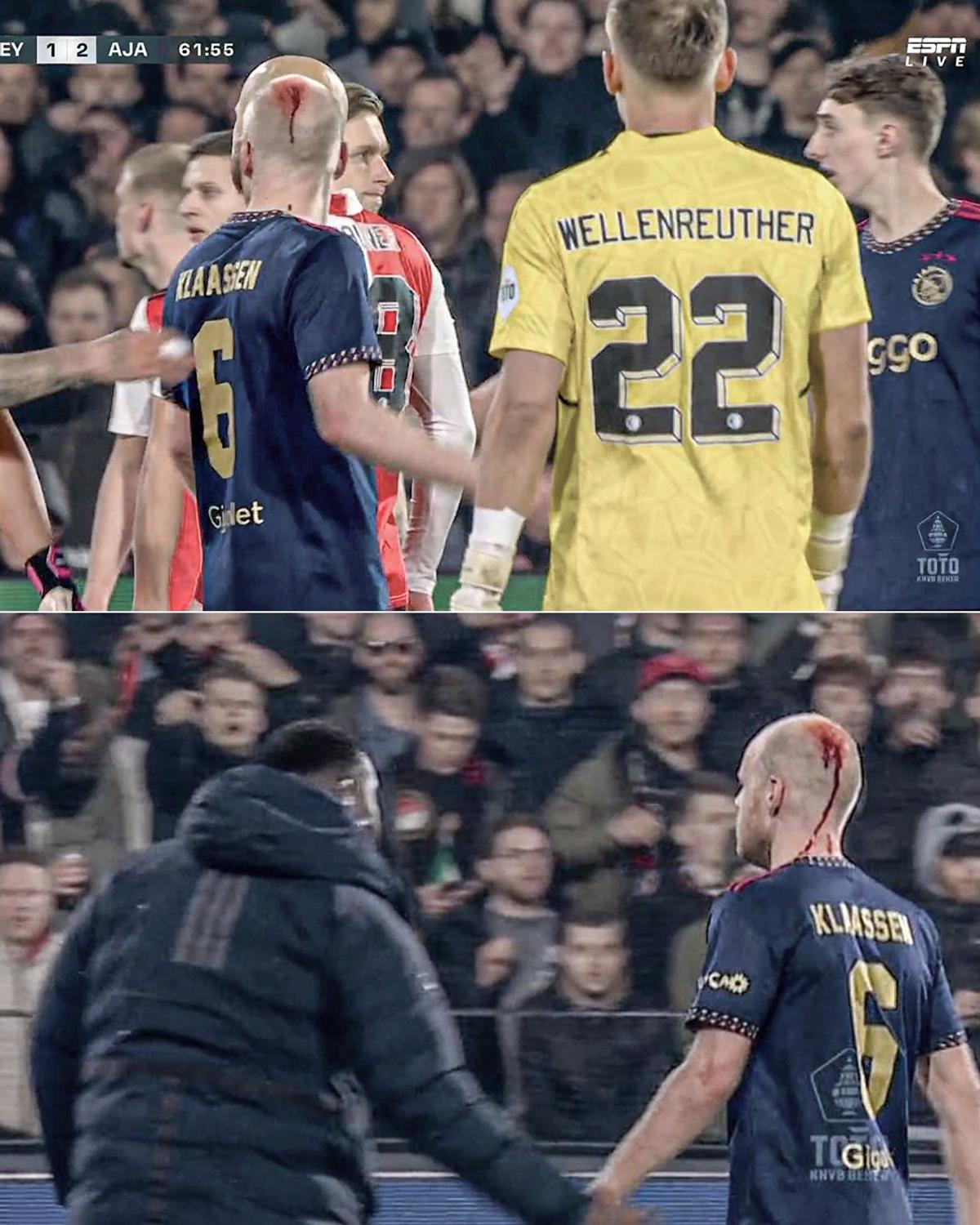 „A fost o atmosferă bolnavă” » Noi detalii de la haosul Feyenoord - Ajax! Antrenorul a intrat pe teren: „Folosiți-vă creierul, la naiba!"