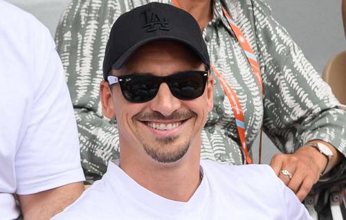 Zlatan Ibrahimovic la un meci de tenis, foto: Imago