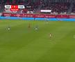 Louis Munteanu a ratat incredibil în Sepsi - Farul, foto: captură de ecran DigiSport