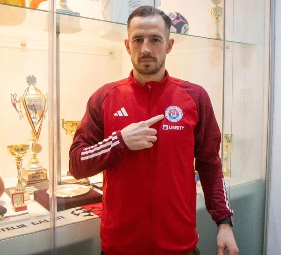 Eduard Pap, goalkeeper Oțelul Galați Putea fi dinamovist, dar luni vrea să-i blocheze pe „câini”: „Mă bucur că s-a întâmplat așa!”