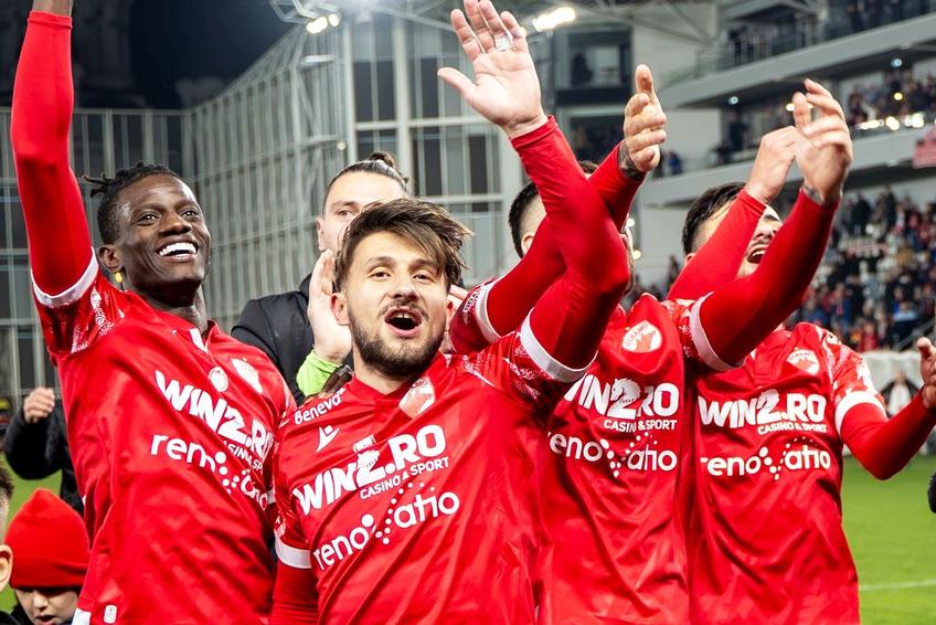 „Câinii” n-au câștigat până acum de la startul play-out-ului / Sursă foto: Facebook@ FC Dinamo