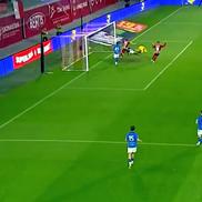 Gol anulat pentru Sepsi în meciul cu Farul, foto: captură de ecran Digi Sport