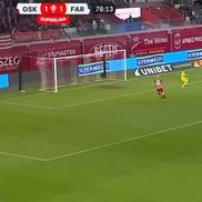 Louis Munteanu a ratat incredibil în Sepsi - Farul, foto: captură de ecran DigiSport