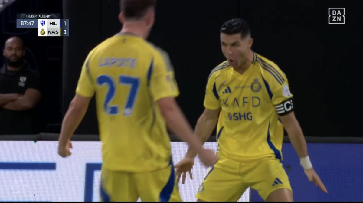 Cristiano Ronaldo a făcut show în derby-ul din Arabia Saudită » Câte goluri mai are până la pragul de 1.000