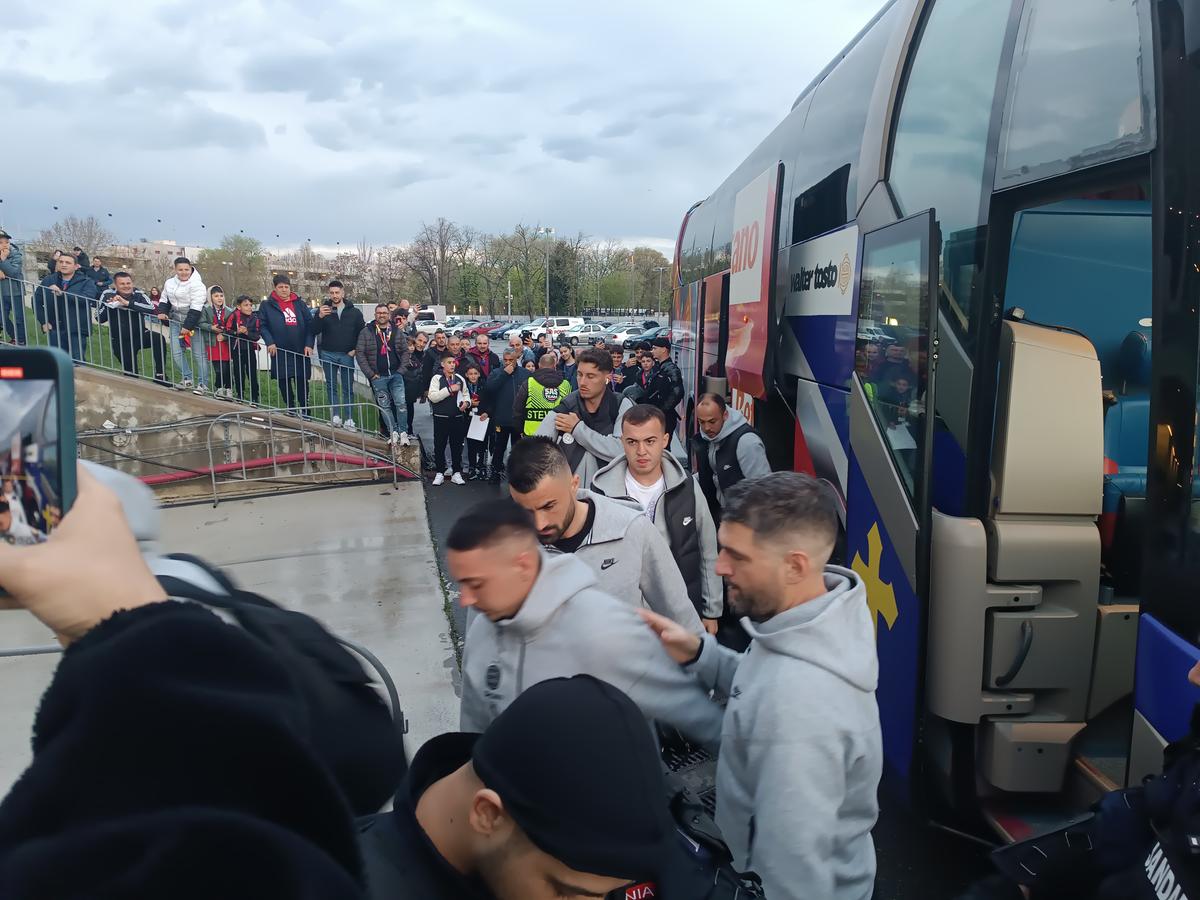 Imagini înainte de FCSB - U Cluj