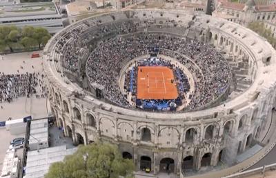 Imagini desprinse din filme » Arena veche de 2000 de ani, gazda circuitului deținut de Patrick Mouratoglou