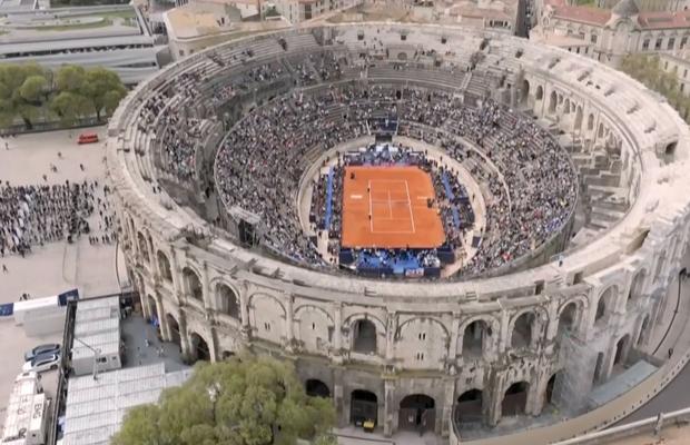 Imagini desprinse din filme » Arena veche de 2000 de ani, gazda circuitului deținut de Patrick Mouratoglou