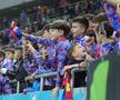 Imagini de la încălzire, înainte de FCSB - U Cluj / foto: Ionuț Iordache (GSP)