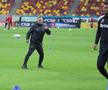 Imagini de la încălzire, înainte de FCSB - U Cluj / foto: Ionuț Iordache (GSP)