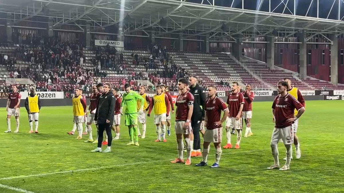 Scandal-monstru în Giulești, după Rapid - U Cluj » Jucătorii au fost înjurați de fani și loviți cu bățul de la tobă!