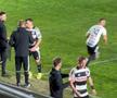 Dan Nistor, supărat că a fost schimbat înainte de pauză în Rapid - U Cluj