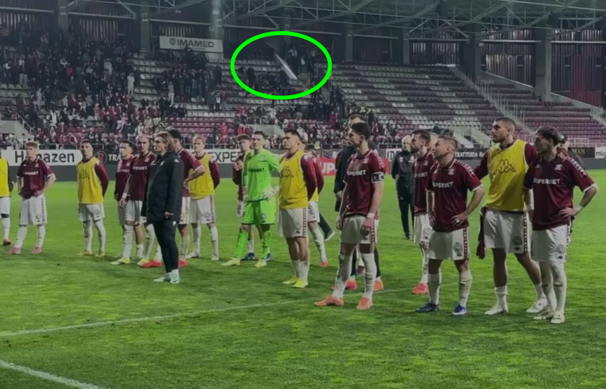 Scandal la finalul meciului Rapid - U Cluj