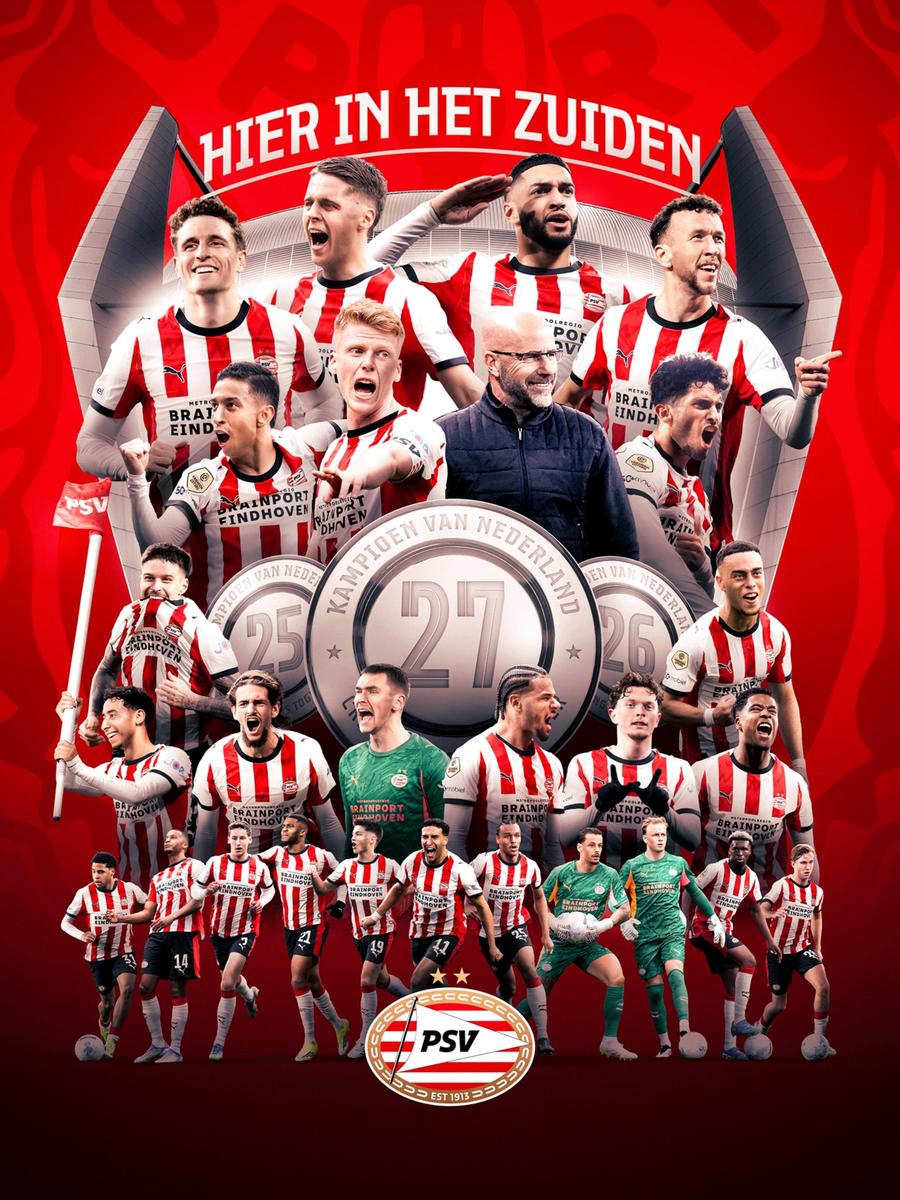 Dennis Man este CAMPION în Olanda, cu PSV! Feyenoord s-a împiedicat și șampania poate fi deschisă la Eindhoven