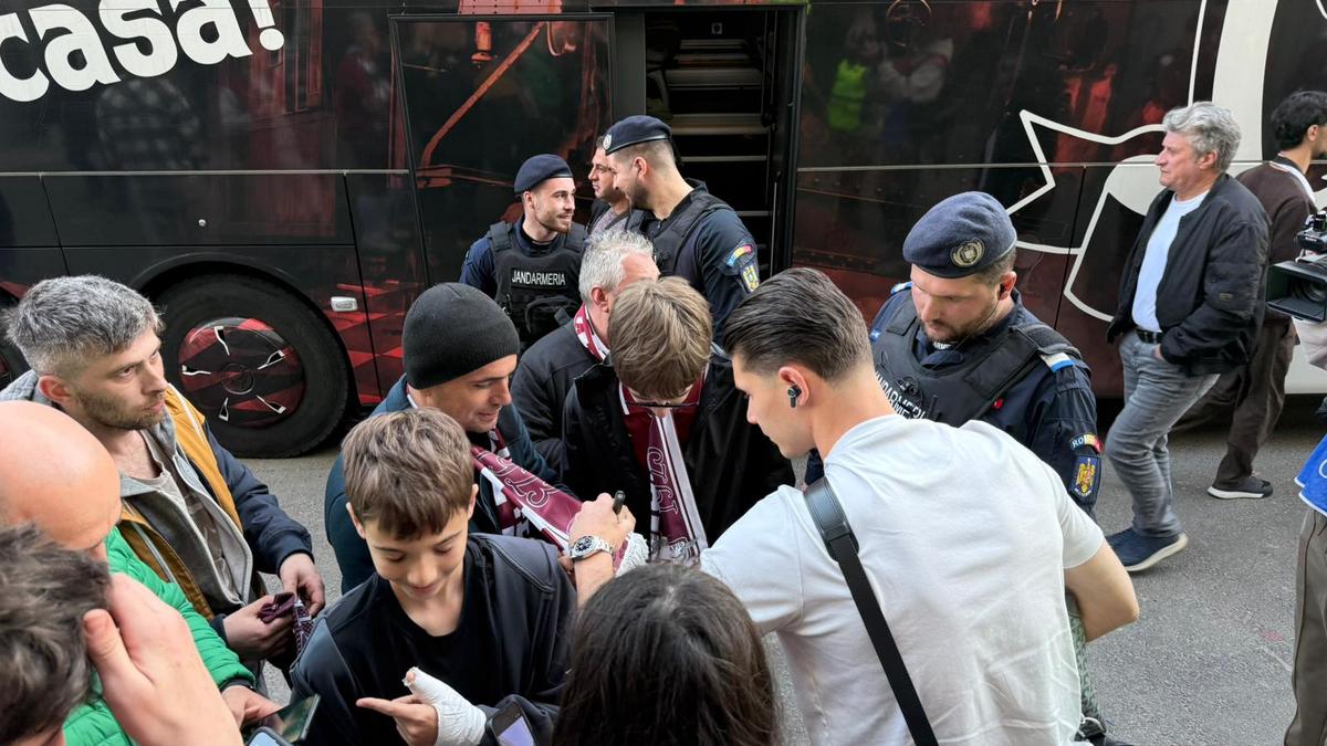 Imagini înainte de Rapid - U Cluj