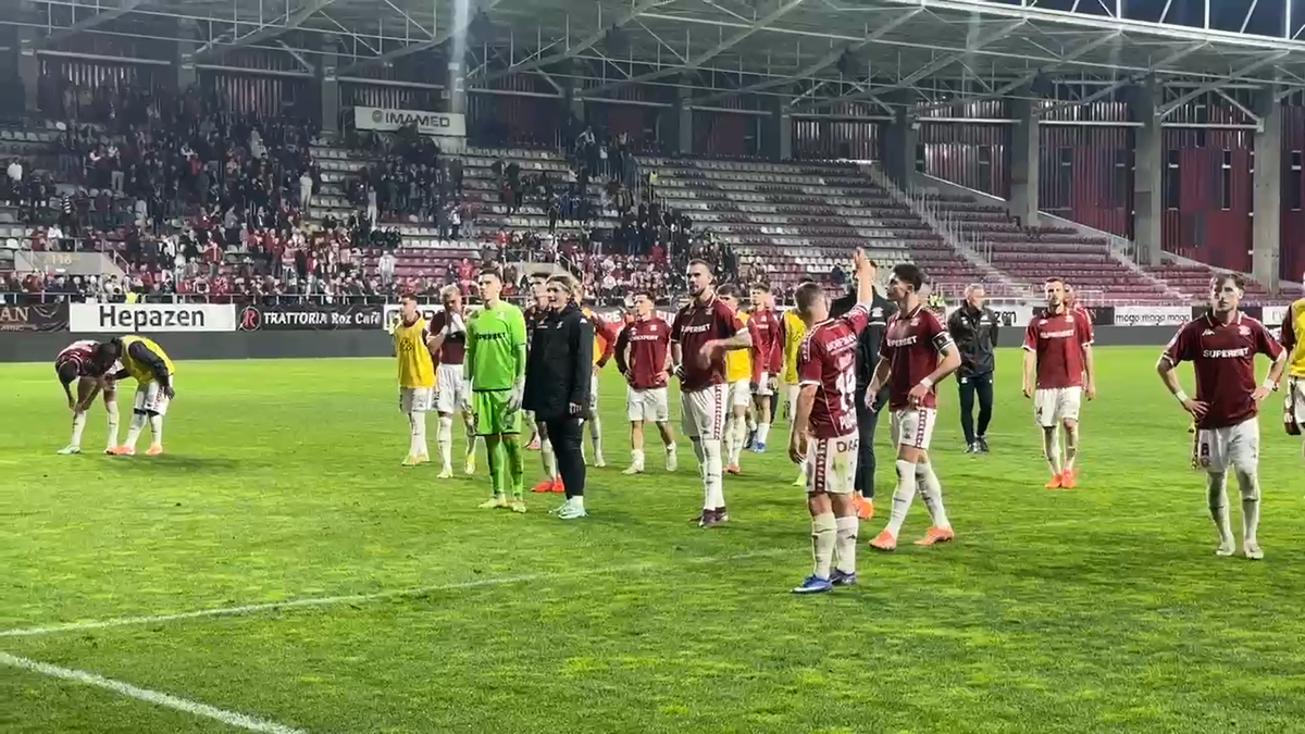 Scandal la finalul meciului Rapid - U Cluj