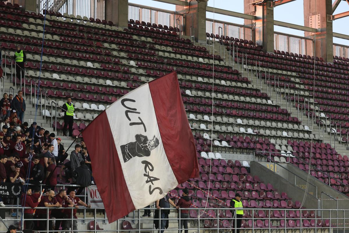 Imagini înainte de Rapid - U Cluj
