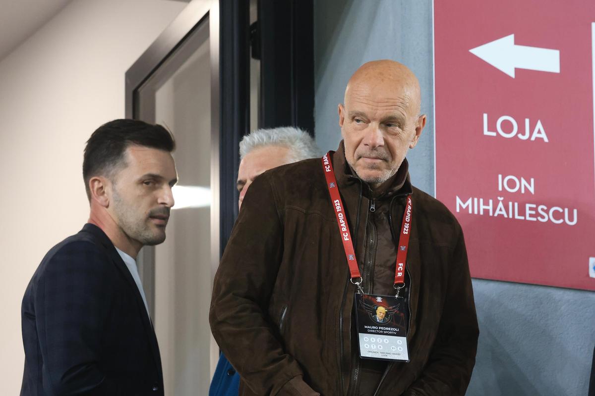 Schimbat înainte de pauză în Rapid - U Cluj, Dan Nistor a făcut urât