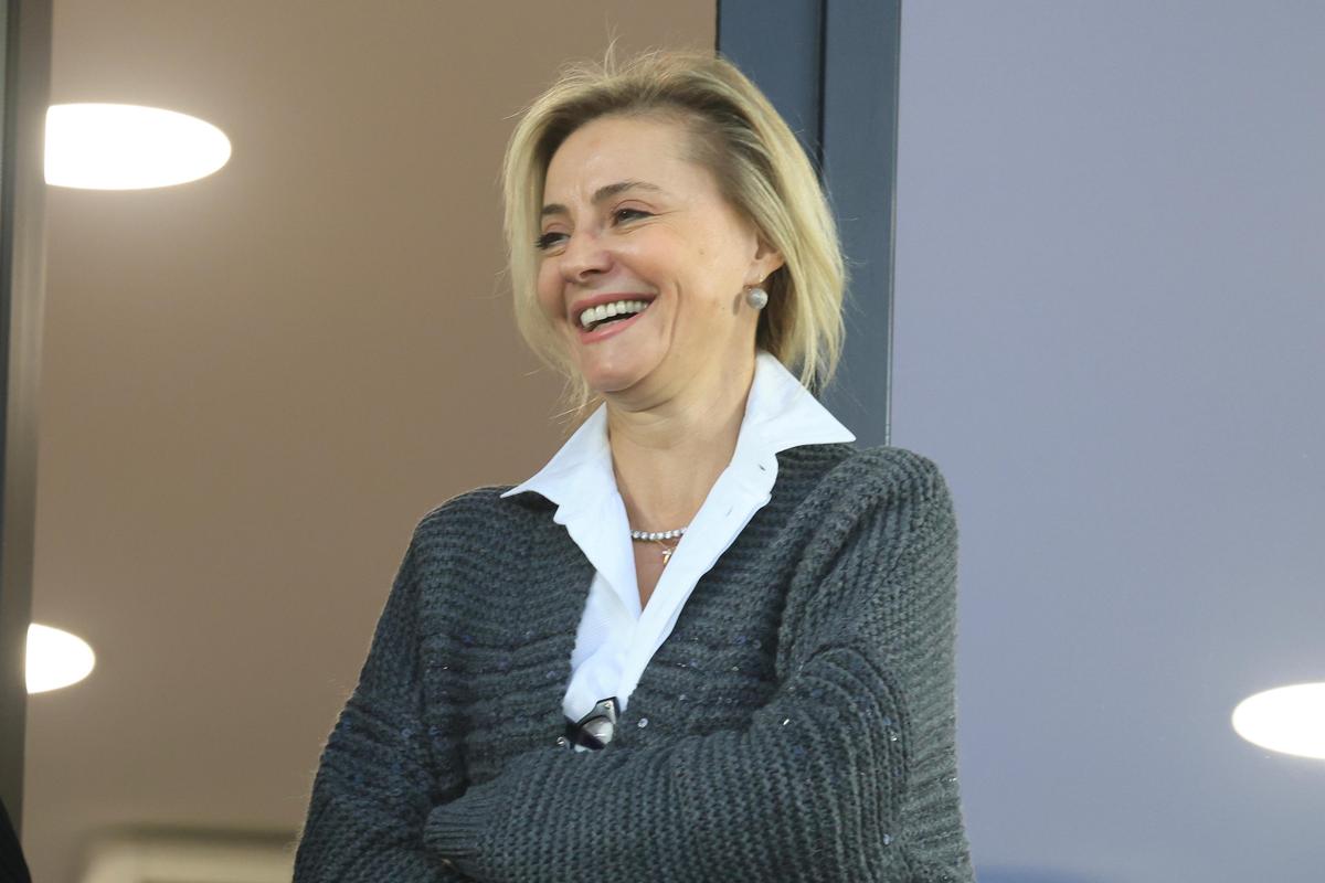 Cum au fost surprinși Dan și Diana Șucu cu câteva minute înainte de Rapid - U Cluj