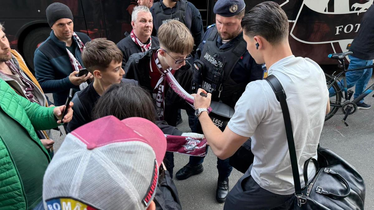Imagini înainte de Rapid - U Cluj