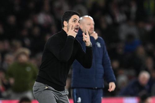 Mikel Arteta, într-un moment tensionat al meciului Southampton - Arsenal 2-1 / Foto: Imago
