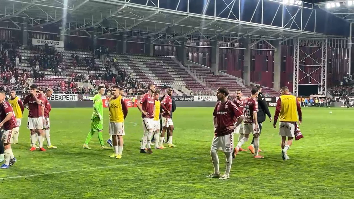Scandal la finalul meciului Rapid - U Cluj