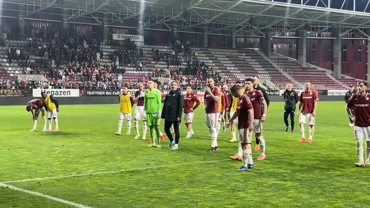 Scandal la finalul meciului Rapid - U Cluj