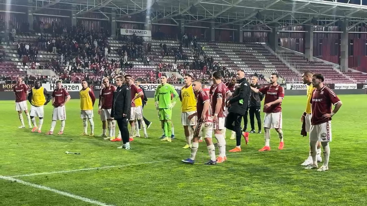 Scandal la finalul meciului Rapid - U Cluj