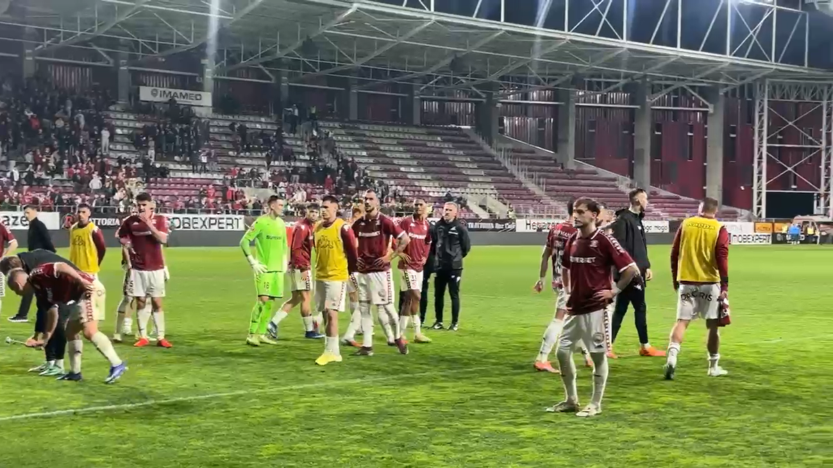Scandal la finalul meciului Rapid - U Cluj