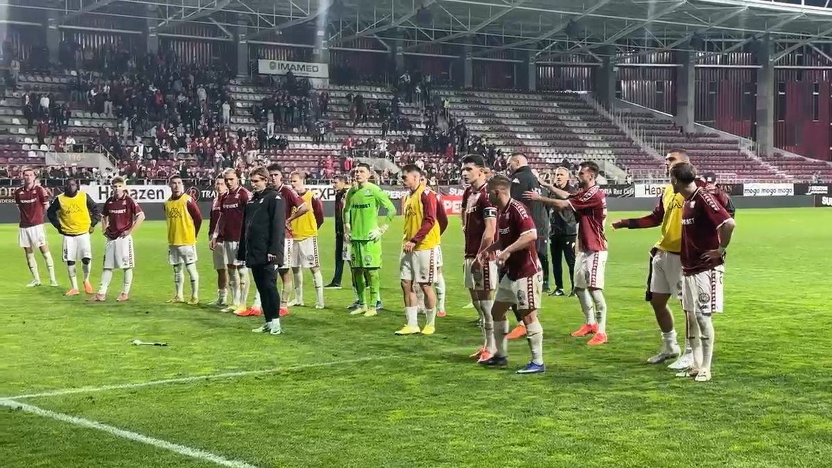 Scandal la finalul meciului Rapid - U Cluj