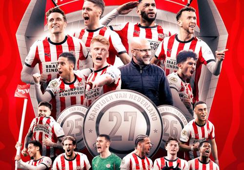 Dennis Man este CAMPION în Olanda, cu PSV! // foto: X