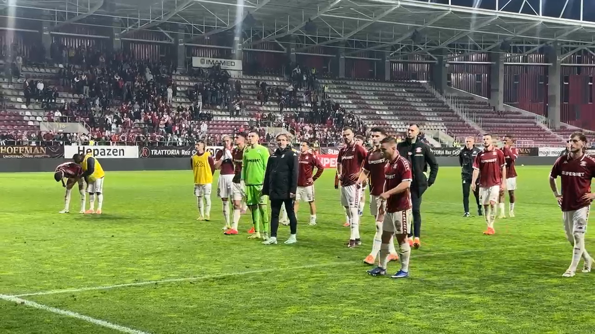 Scandal-monstru în Giulești, după Rapid - U Cluj » Jucătorii au fost înjurați de fani și loviți cu bățul de la tobă!