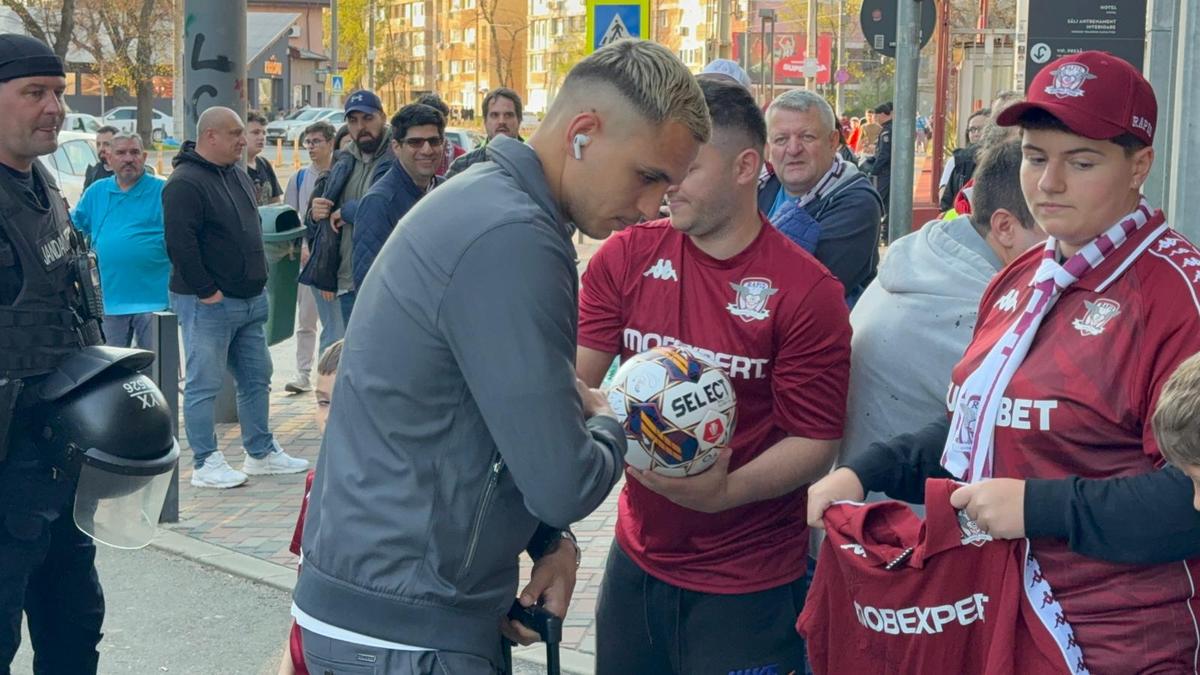 Imagini înainte de Rapid - U Cluj