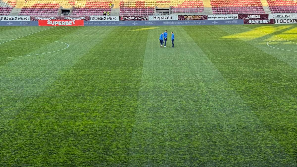 Imagini înainte de Rapid - U Cluj