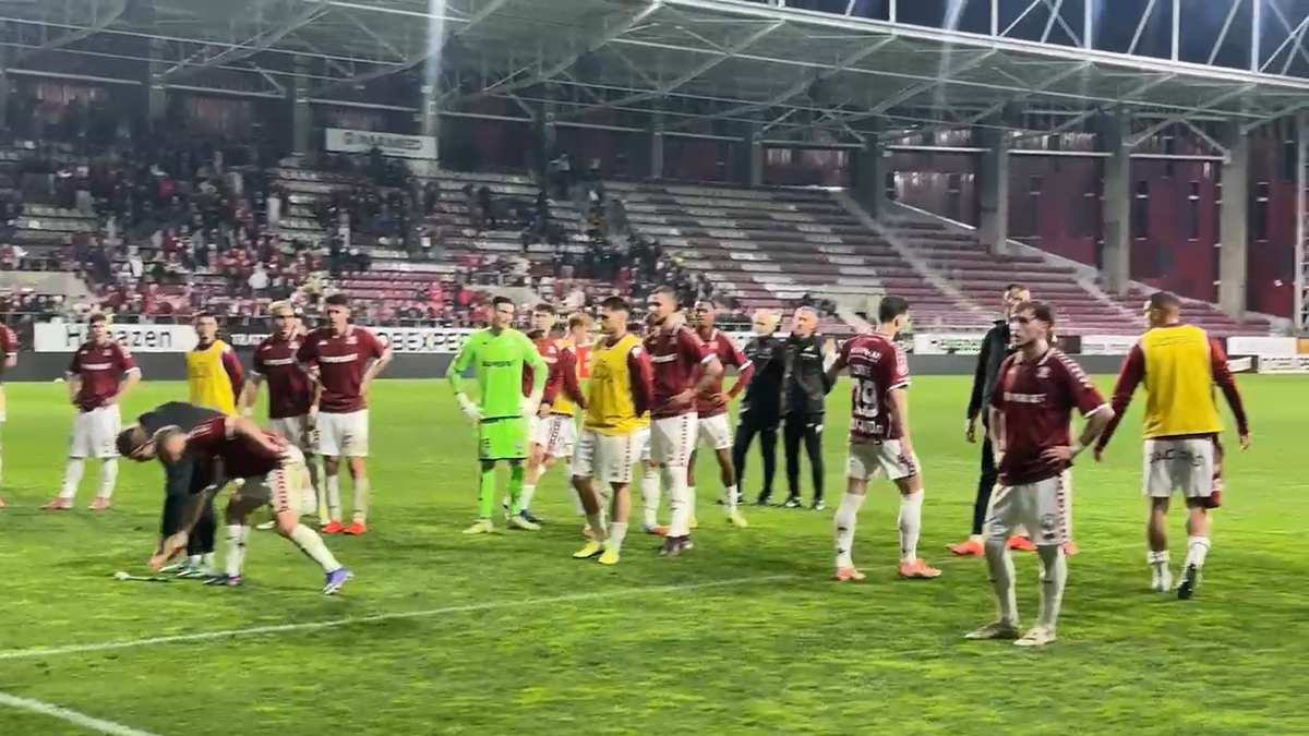 Scandal la finalul meciului Rapid - U Cluj