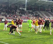 Scandal-monstru în Giulești, după Rapid - U Cluj » Jucătorii au fost înjurați de fani și loviți cu bățul de la tobă!